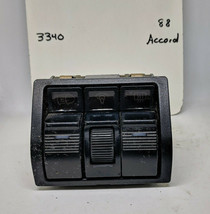 1988 Honda Accord Fog Lamp Interior Dimmer Rear Defroster Control Switch (#3340) - $22.00