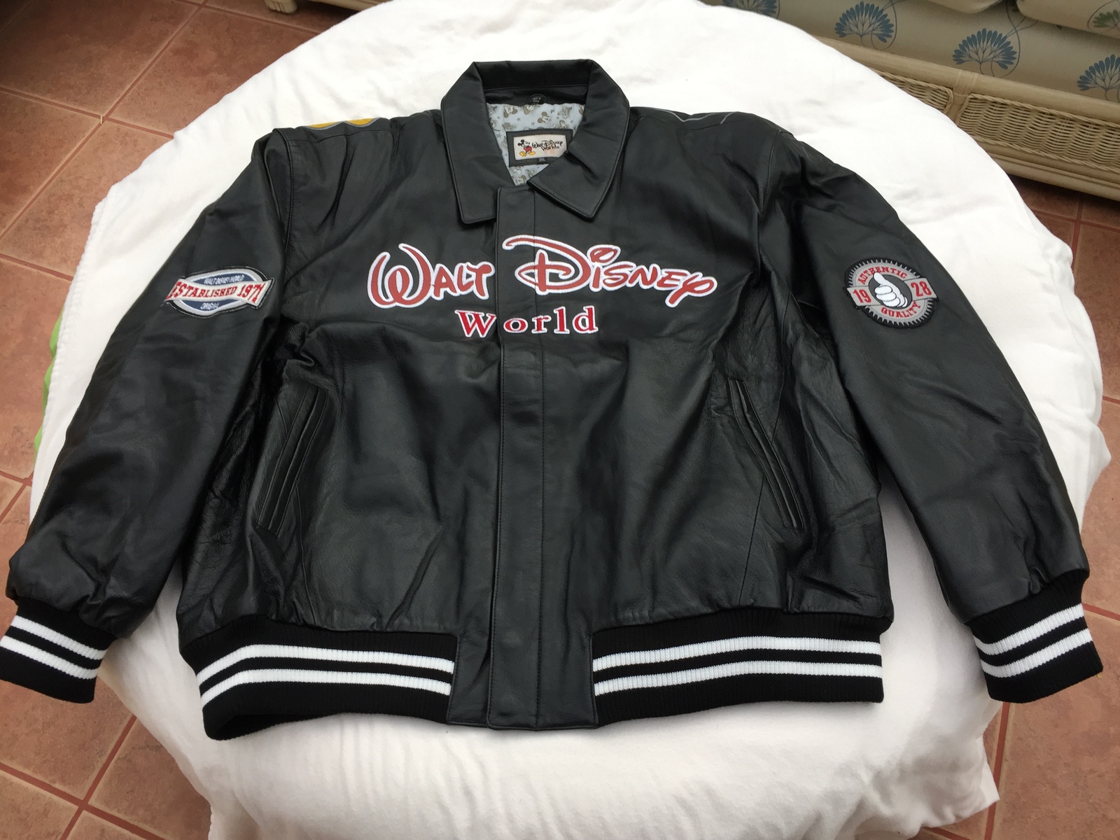 disney leather jacket