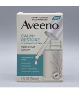 Aveeno Calm and Restore Triple Oat Serum 1 Fl. Oz. New In Box NIB - $13.85