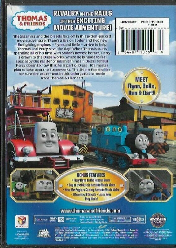 Thomas Friends: Day of the Diesels The Movie (DVD, 2011) - DVD, HD DVD ...