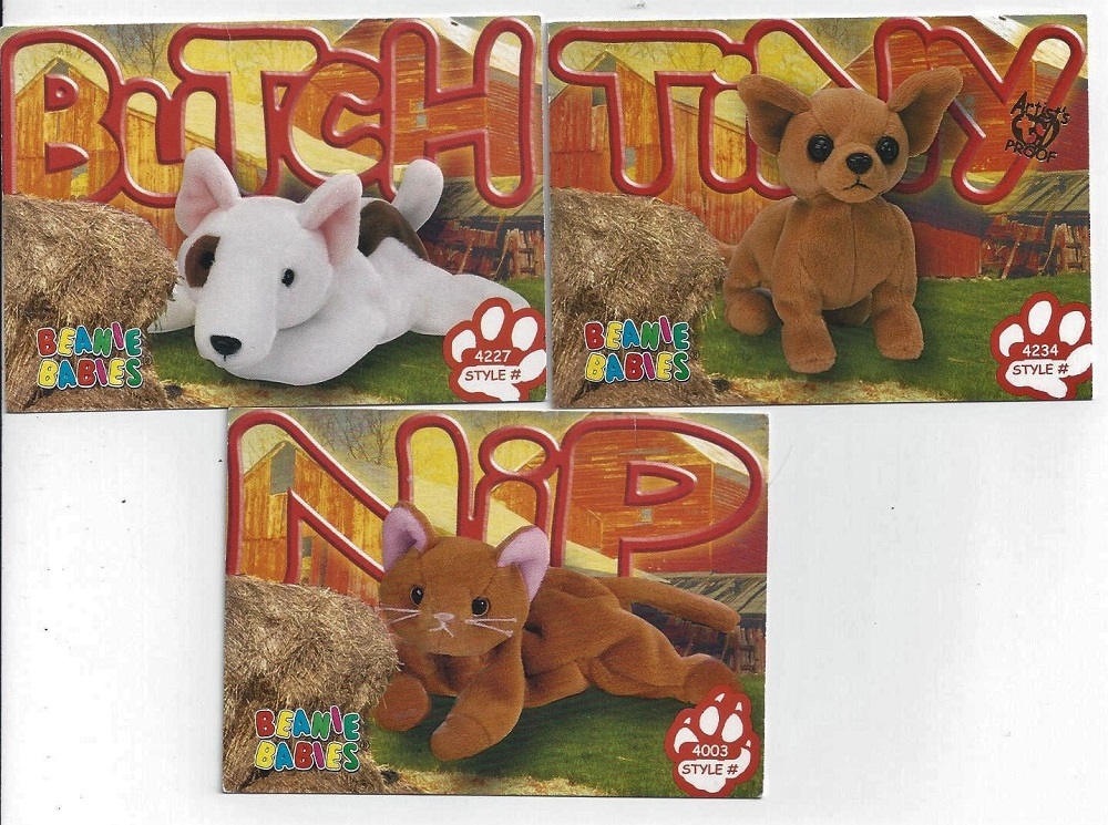 Ty Beanie Babies trading cards ,2nd edition series four 1999, Trading