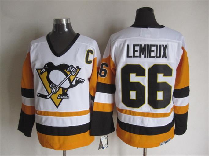 Number 66 Mario Lemieux Jerseys Pittsburgh Penguins white yellow t shirts TShirts, Tank Tops