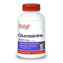 Schiff Glucosamine + Hyaluronic Acid Tablets, 2000 Mg. 150 Count. - $23.75
