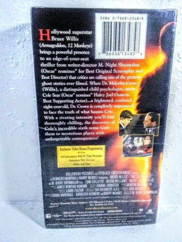 THE SIXTH SENSE VHS. RARE EXCLUSIVE VIDEO BONUS EDITION! BRAND NEW ...