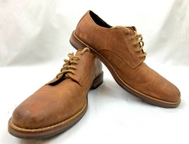 COLE HAAN Derby Oxford Brown Suede Leather Plain Toe Men&#39;s 9.5M - $39.99
