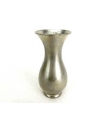Pewter Vase, Royal Holland Daalderop, 6 1/4&quot;, Polished Surface, Vintage ... - $14.65