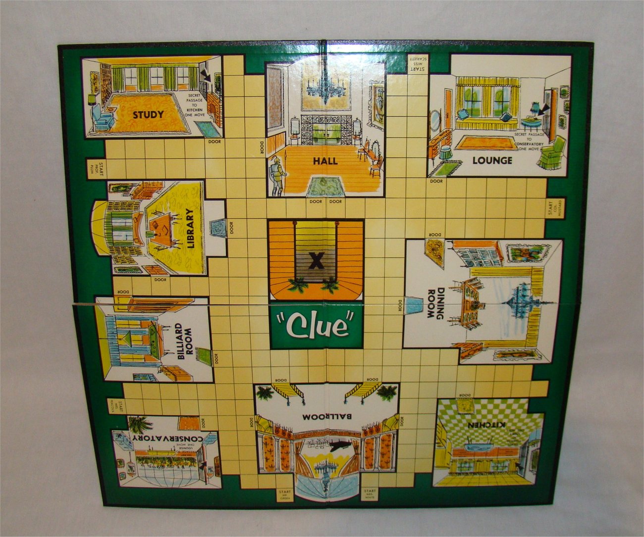 Clue Bookshelf Edition Board Game - 2002 / Parker Brothers - Complete ...
