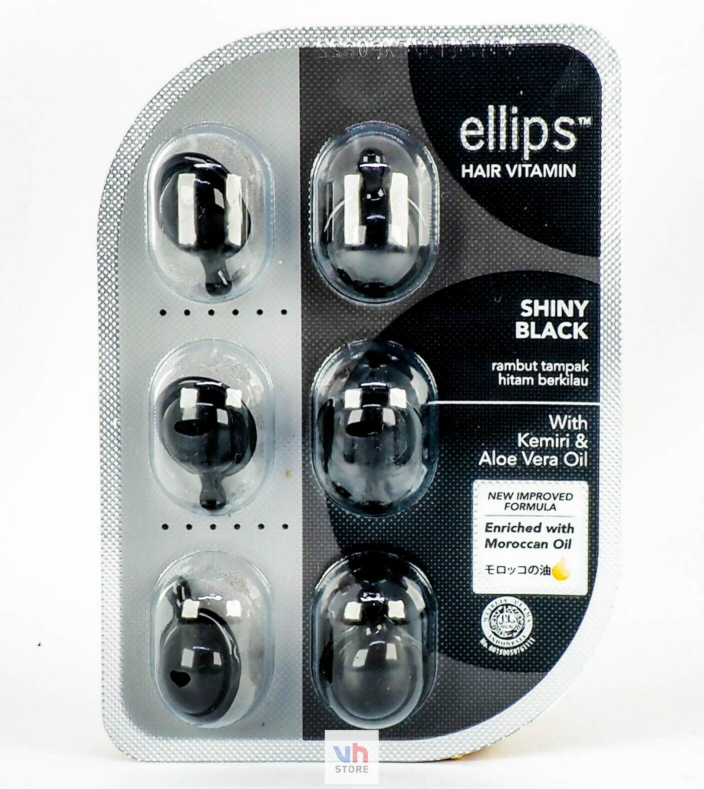 6 Blister Ellips Hair Vitamin Pure Serum Hair Loss Treatment Pure