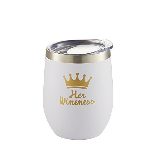 Funny Sayings Wine Cups， Stainless Steel Insulated Tumbler With Lid12
