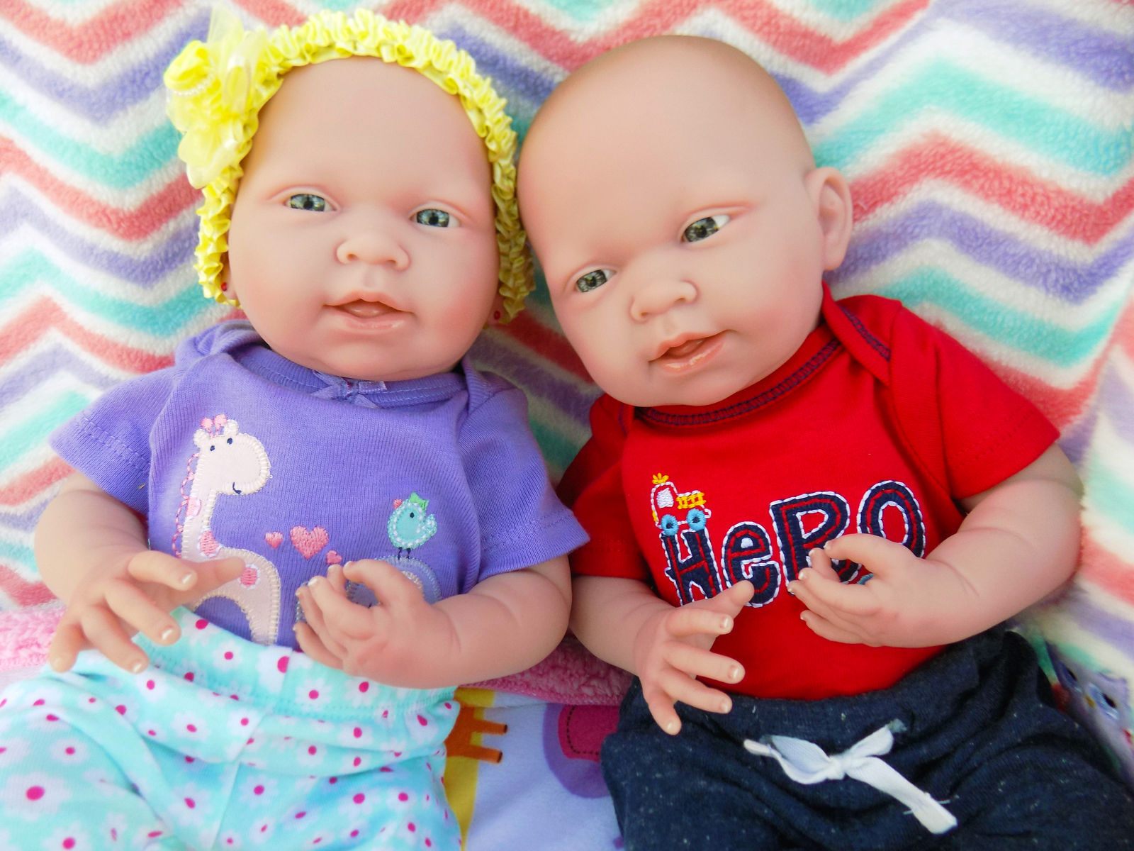 Reborn Twins Baby Boy Girl Doll Preemie 15 And 50 Similar Items