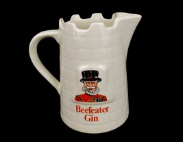 Beefeater Gin Porcelain Pitcher, Castle Tankard Pitcher, Kobrand, Wade E... - $19.55