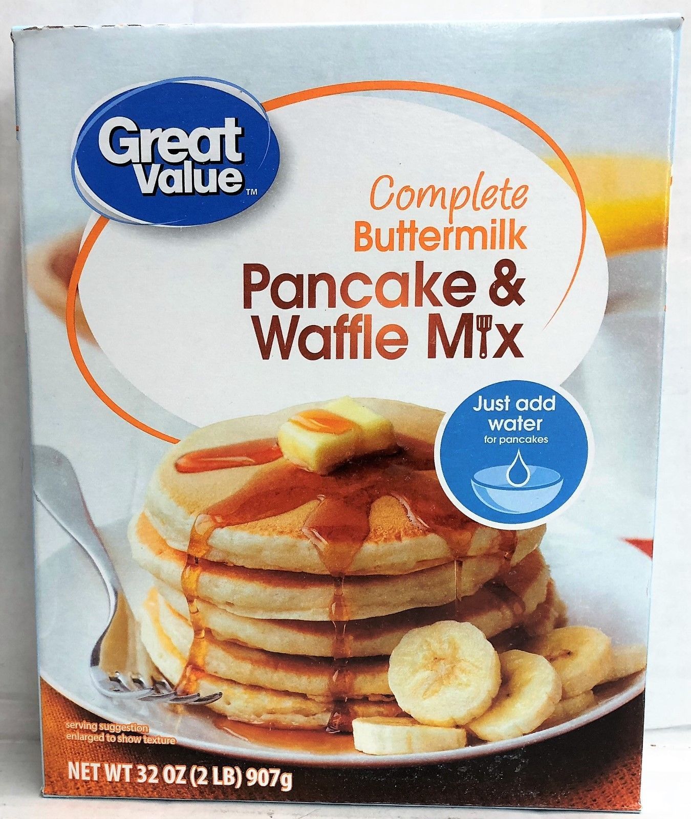 Great Value Complete Buttermilk Pancake & Waffle Mix 32 oz - Grains & Pasta