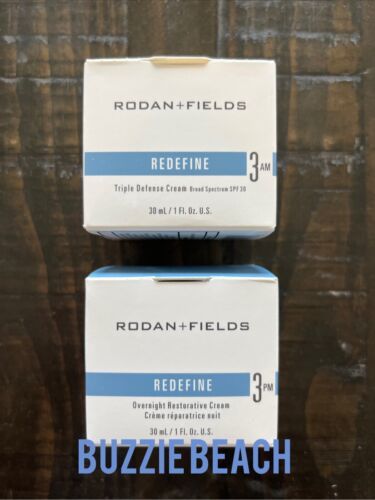 Rodan + Fields REDEFINE Triple Defense & Overnight Restorative Cream - Exp 6/23