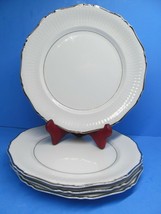 Mikasa Queen Anne Coronation Shape Dinner Plates Bundle of 4 EUC Discont... - $77.42