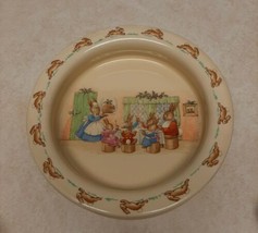 Antique Royal Doulton  "Bunnykins" Early Backstamps, Child's Porridge Bowl - $49.49