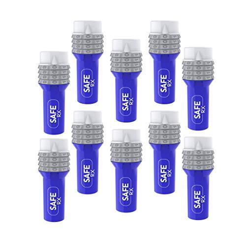 Safe Rx Locking Pill Bottle Combination Lock Child Resistant