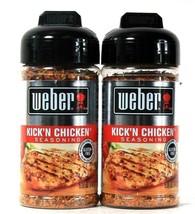 2 Count Weber 5 Oz Kick N Chicken Seasoning Balance Of Heat & Flavor BB 4/14/25