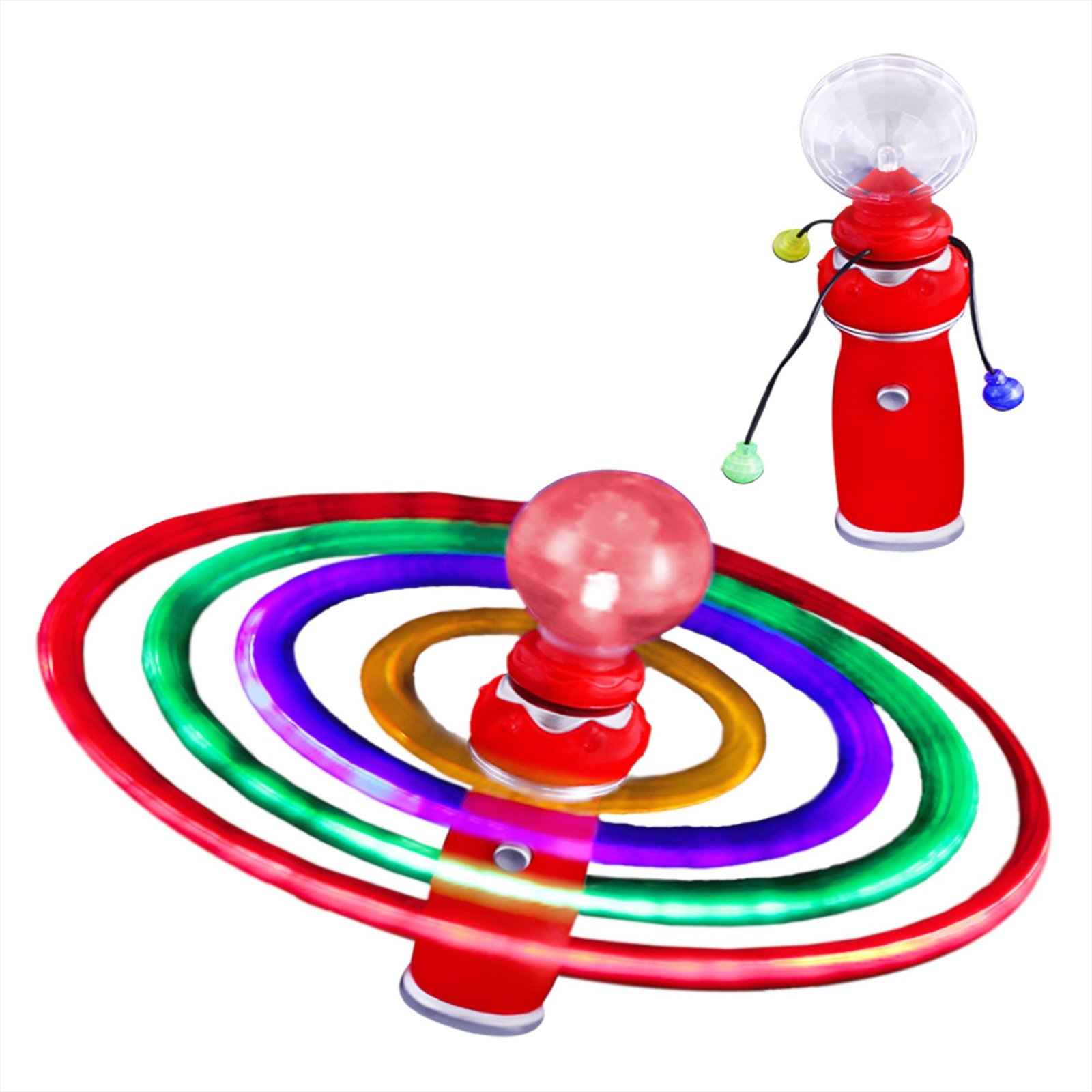 Fun Central T045, LED Galaxy Spinner Wand, Light Up Spinning Toy, LED ...