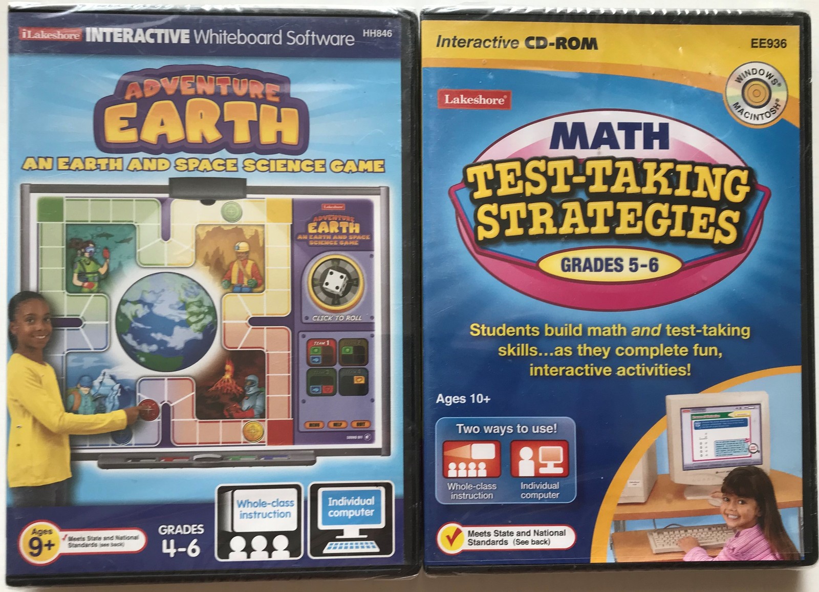 Math Test Taking Strategies Adventure Earth A Space Science Game CD 