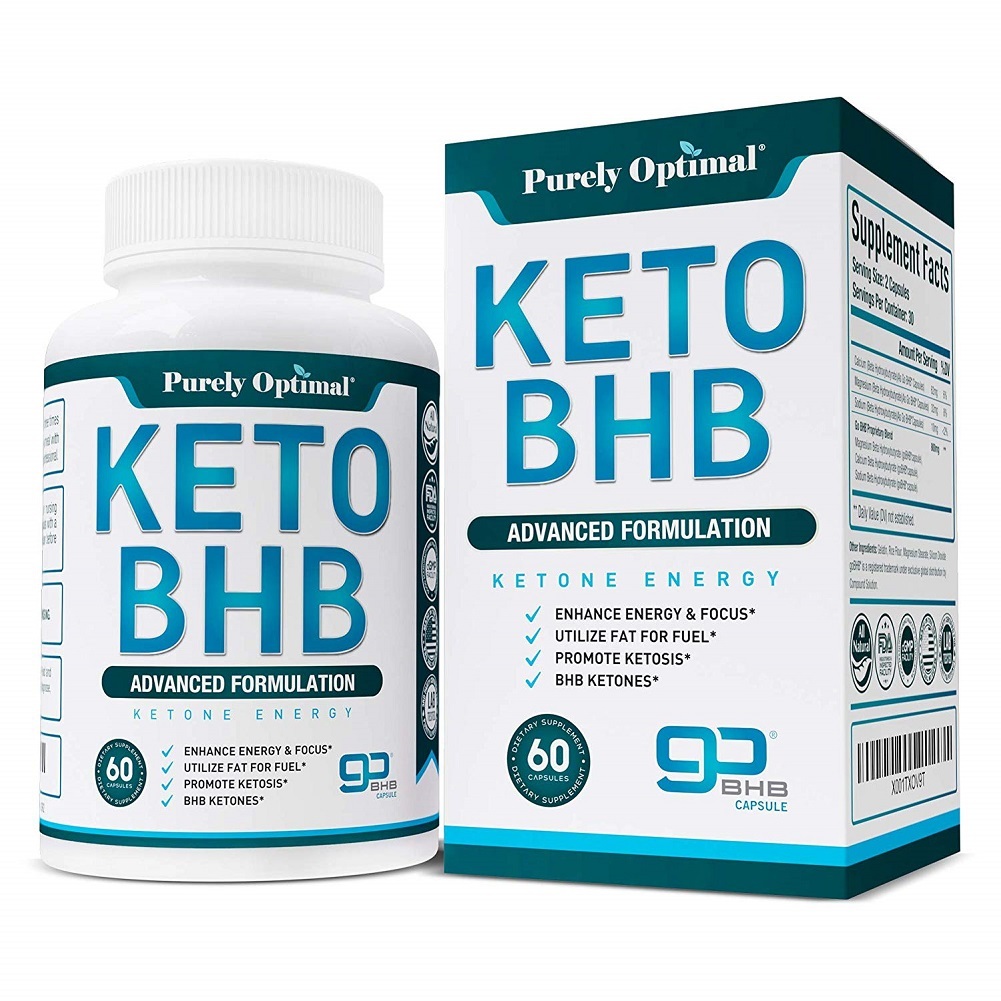 Purely Optimal Premium Keto BHB Advanced Formulation Ketone Energy 60 ...