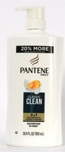 1 Bottle Pantene Pro V 30.4 Oz Classic Clean 2 In 1 Shampoo & Conditioner