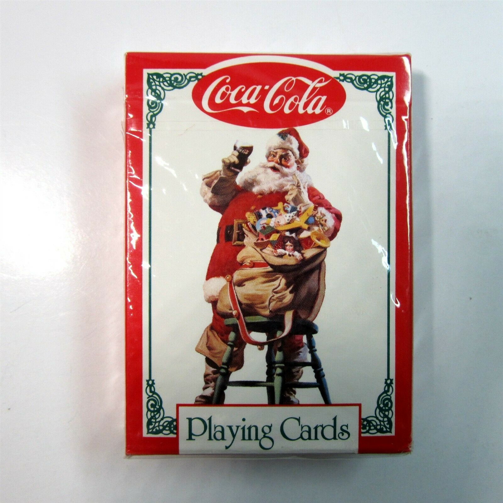 2 Decks 1994 Coke Coca Cola Santa Claus Playing Cards In Collectible 