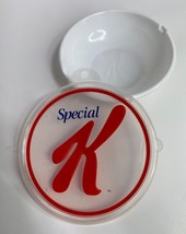 Kellogg&#39;s Special K Promotional Cereal Bowl with Lid - Vintage 2005 Red ... - $19.95