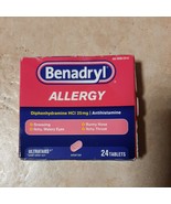 Benadryl Allergy Ultratabs 24 Tabs 25 mg NIB EXP: 04/2022 - $8.99