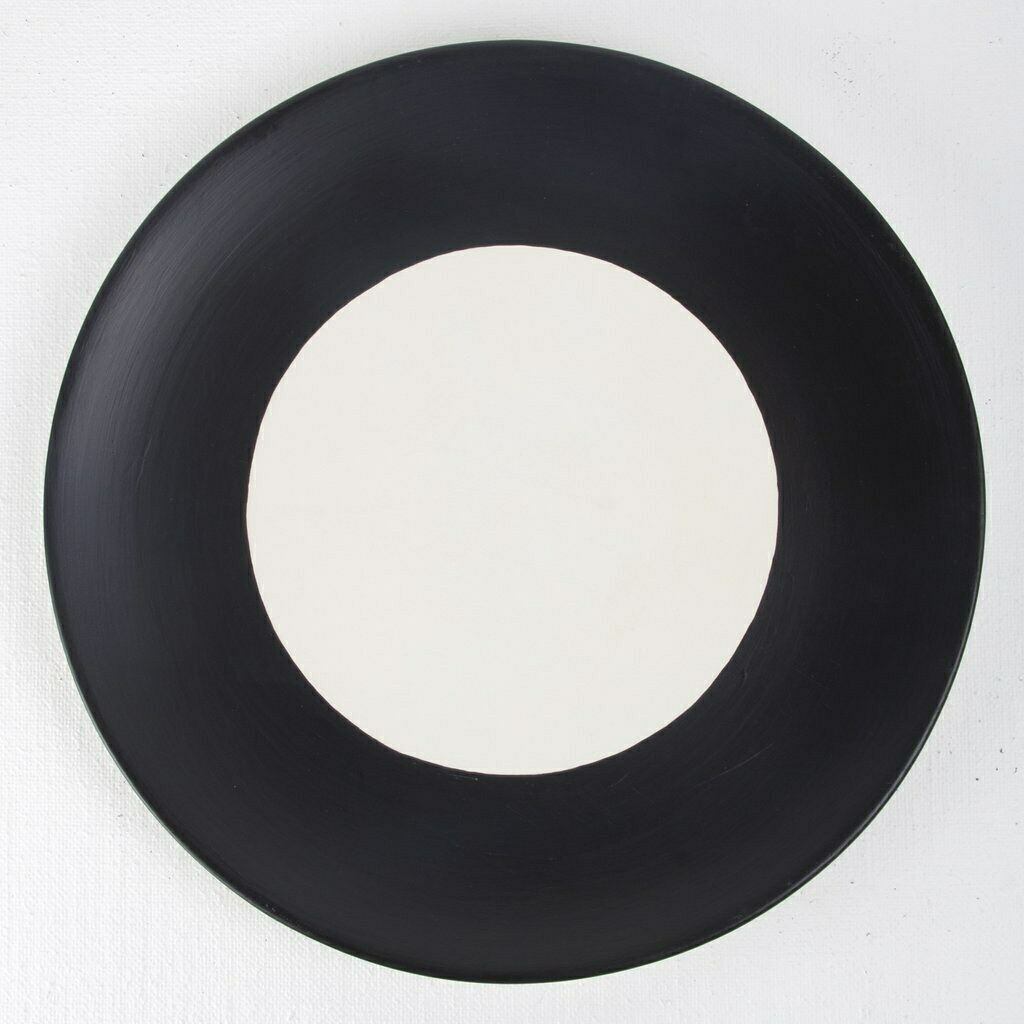 Darkroom Tribalala Decorative Plate Round White