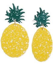 Alfani Gold-Tone Colored Pineapple Drop Earrings - $17.00
