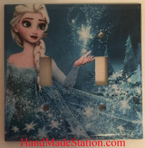 Frozen Elsa Light Switch Toggle Rocker Duplex Outlet wall Cover Plate Home decor image 5
