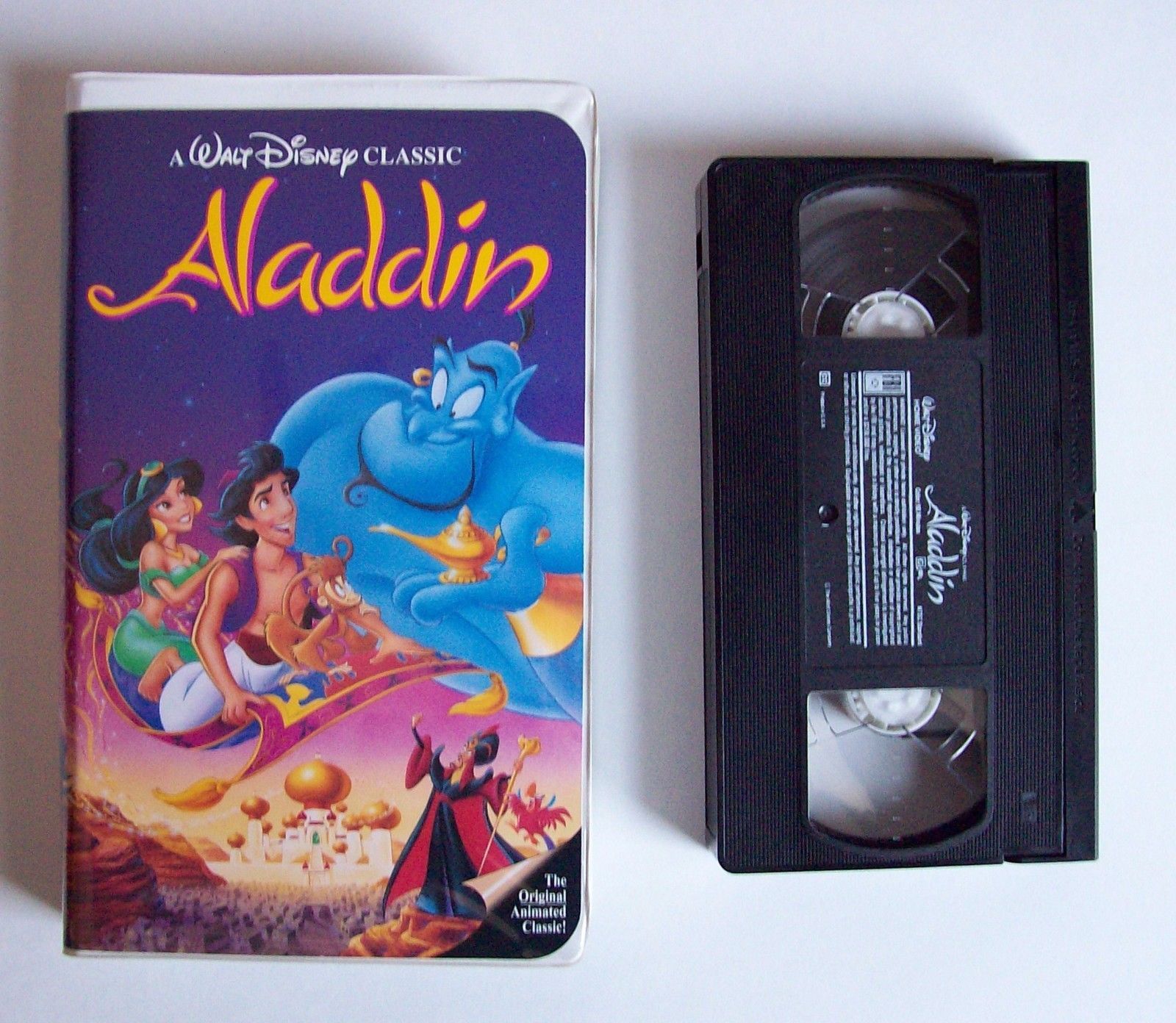 RARE Walt Disney ALADDIN Black Diamond Classic Animated Family Video VHS 1993 VHS Tapes