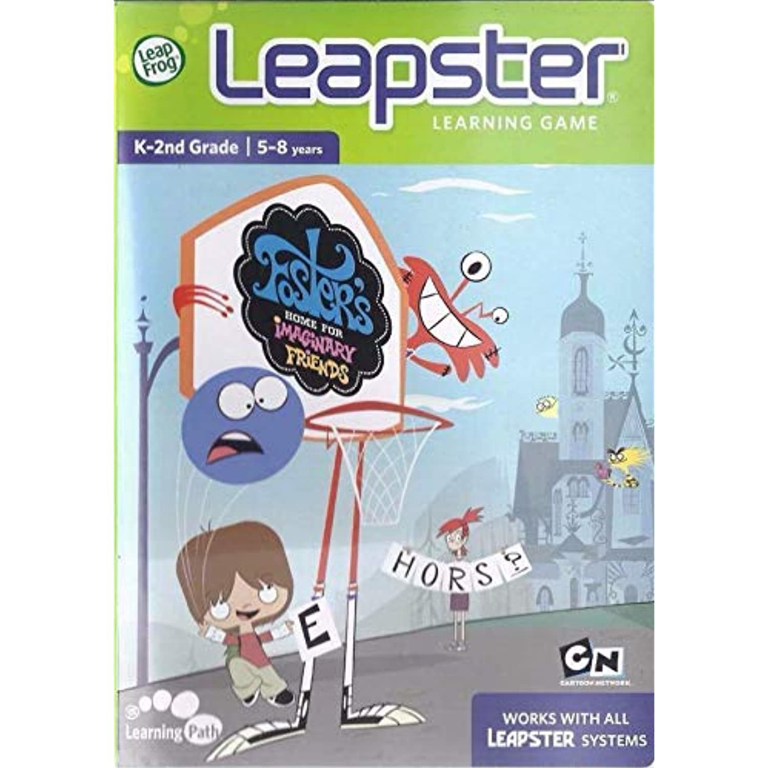 Leapfrog Leapster Learning Game: Foster's Home for Imaginary Friends - Game Cartridges & Game Books