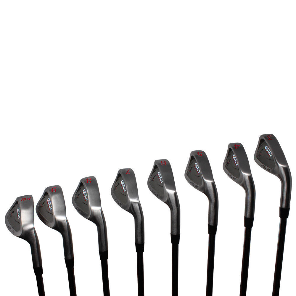 Ginty HEAVY Golf Clubs XL Big & Tall Men's +2" over Iron Set (3PW
