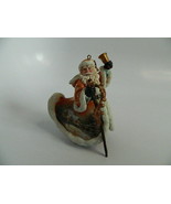 Thomas Kinkade Orange\Pictorical Suit Old World Santa w\Staff &amp; Bell - D... - $17.99