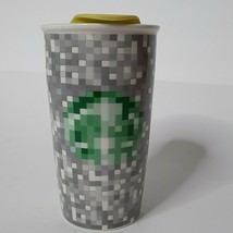 Starbucks Rodarte Pixel Ceramic Tumbler 12oz. Coffee Travel Drink Cup 2012 - $25.00