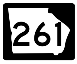 Georgia State Route 261 Sticker R3926 Highway Sign - $1.45+