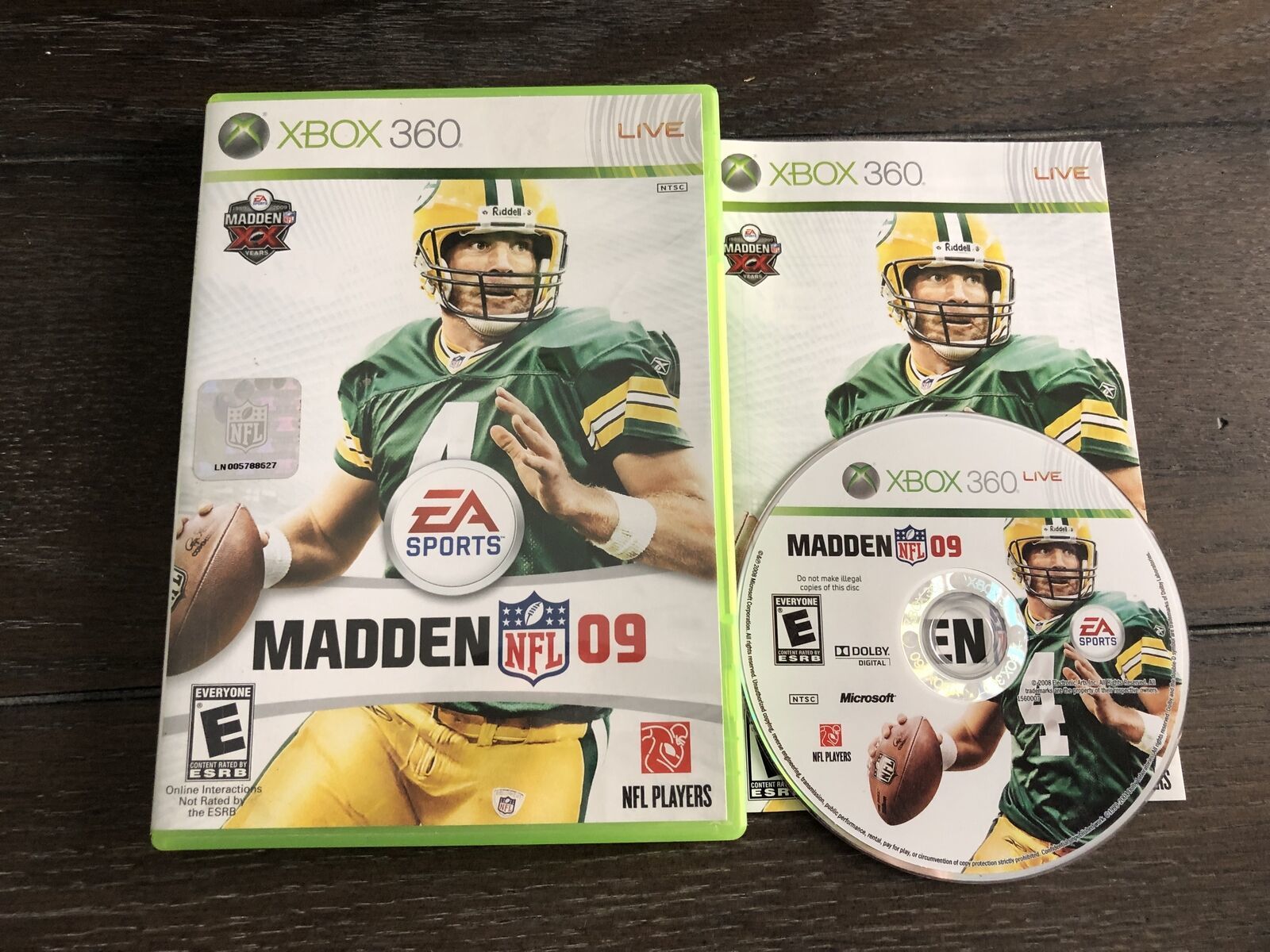 Madden 2009 20th Anniversary Edition Xbox 360 Complete CIB Video