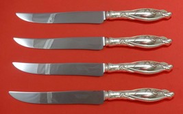 Mille Fleurs by International Sterling Silver Steak Knife Set Texas Sized Custom - $325.71