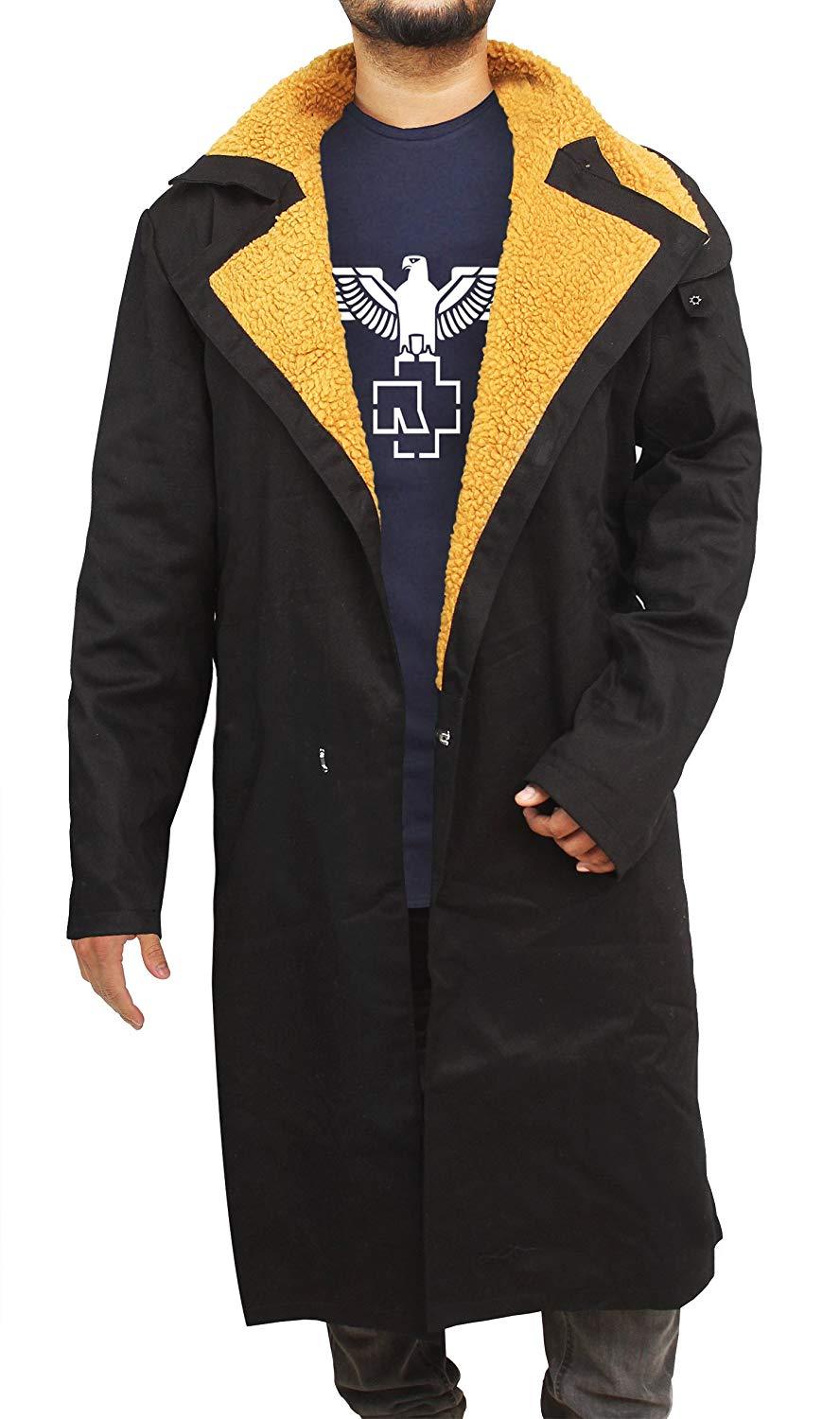 Blade Runner Officer K Ryan Goslng 2049 Black Blazer Long Trench Coat Jacket