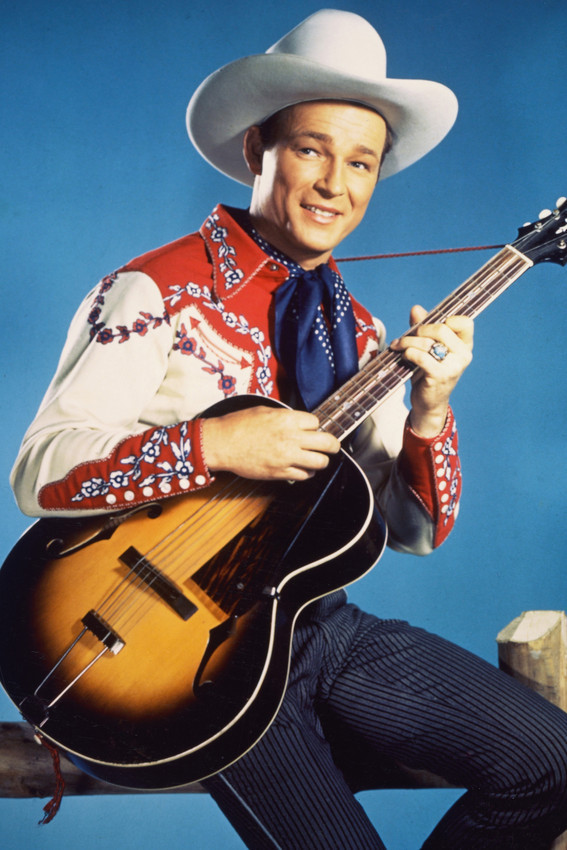 Roy Rogers Color 24x18 Poster Pose with Guitar - Home Décor