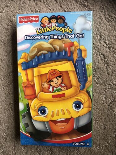 Fisher Price Little People Discovering Things That Go Volume 4 VHS New ...