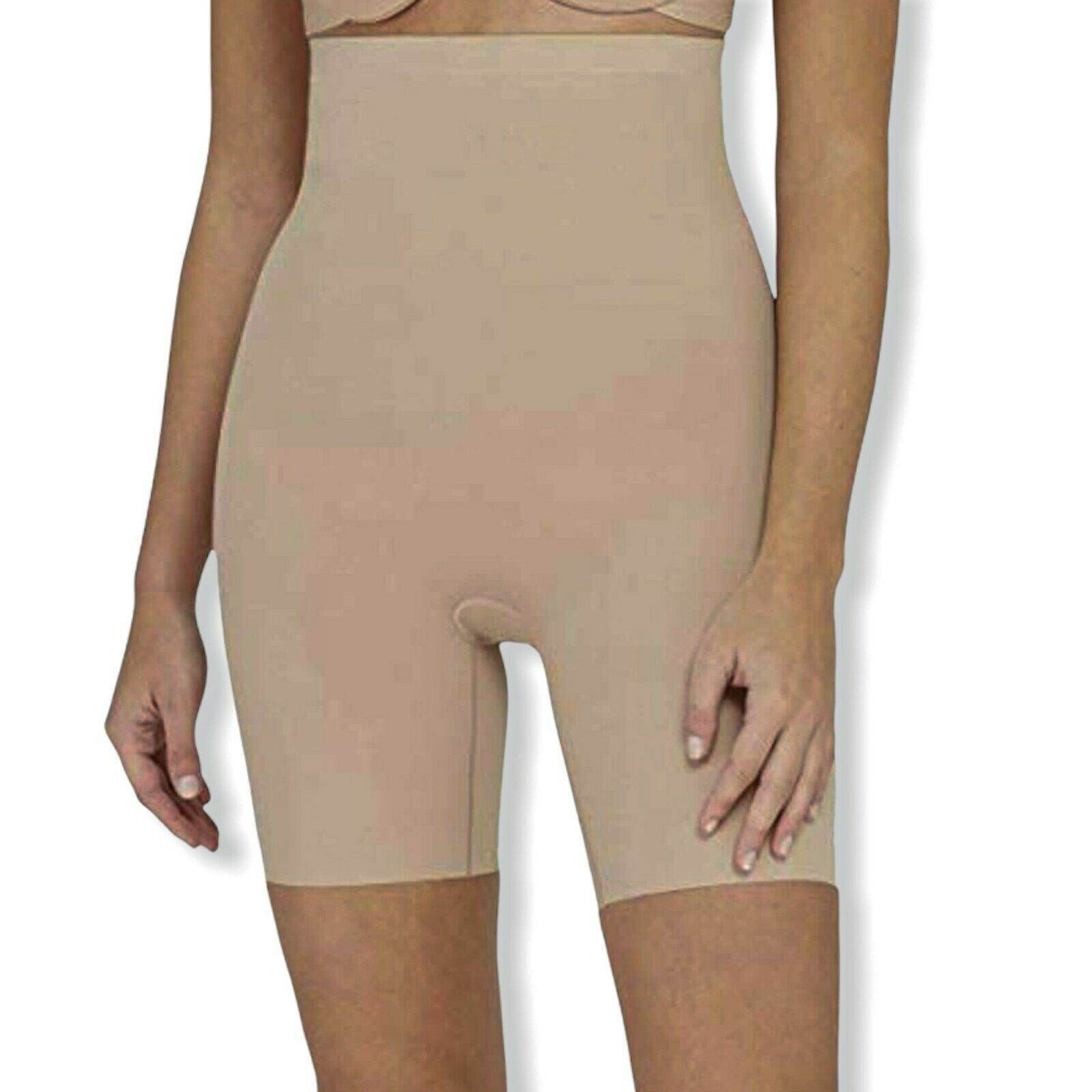 Primary image for Assets by Spanx Womens Size 2 Micro High Waist Mid-Thigh Shaper Color Buff 58F42