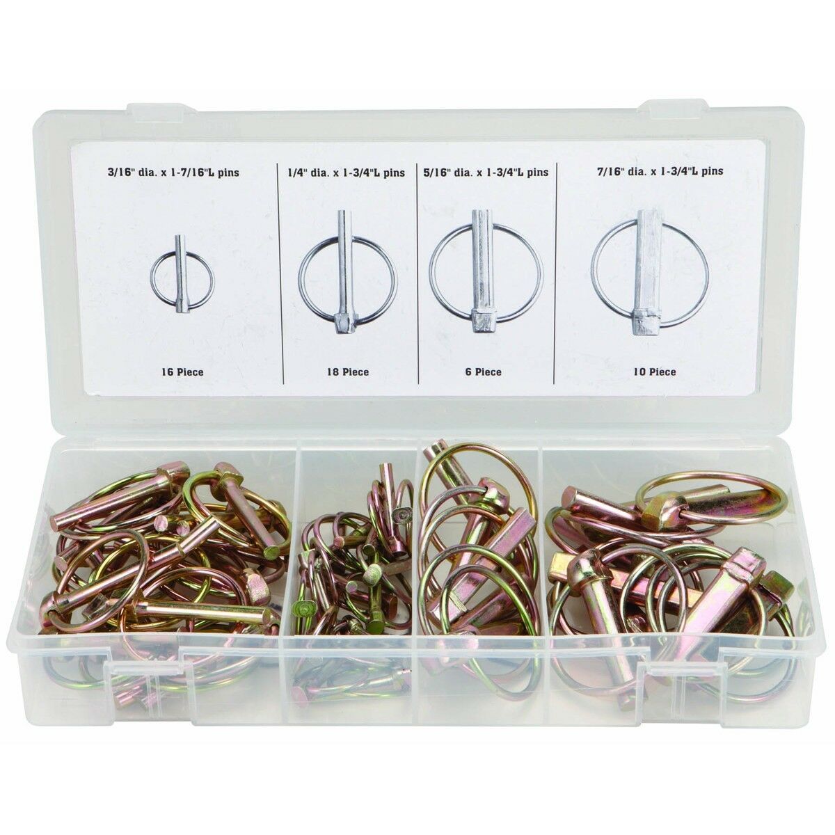 50 Piece Lynch Pin Set Linchpin Set Linch Pin Lynchpin Other