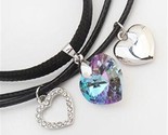 Es pendants vintage heart crystal from swarovski high quality 3 choker chain black thumb155 crop