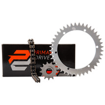 Primary Drive Alloy Kit & XRing Chain Silver Rear Sprocket YAMAHA WR450F 2012-22 - $179.66
