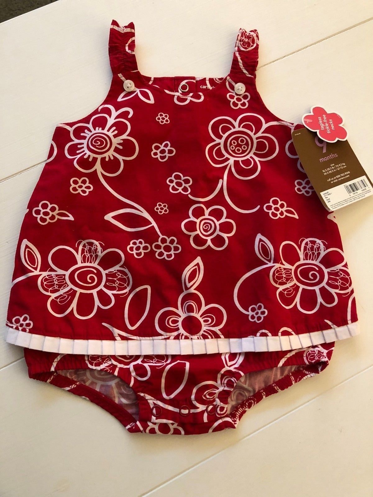 NWT~CARTERS~Bubble ROMPER~ONE-PIECE~Sunsuit~SUMMER~INFANT//BABY Girls~U PICK SIZE
