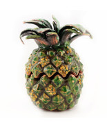 Pineapple Fruit Jewelry Trinket Box Decorative Collectible #MCK11 - $35.17