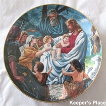 Franklin Mint LET THE LITTLE CHILDREN COME TO ME Plate Heirloom Collection - $10.00