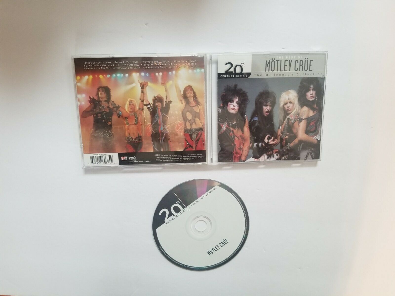 20th Century Masters The Millennium Collection The Best Of Motley Crue Cds 2829